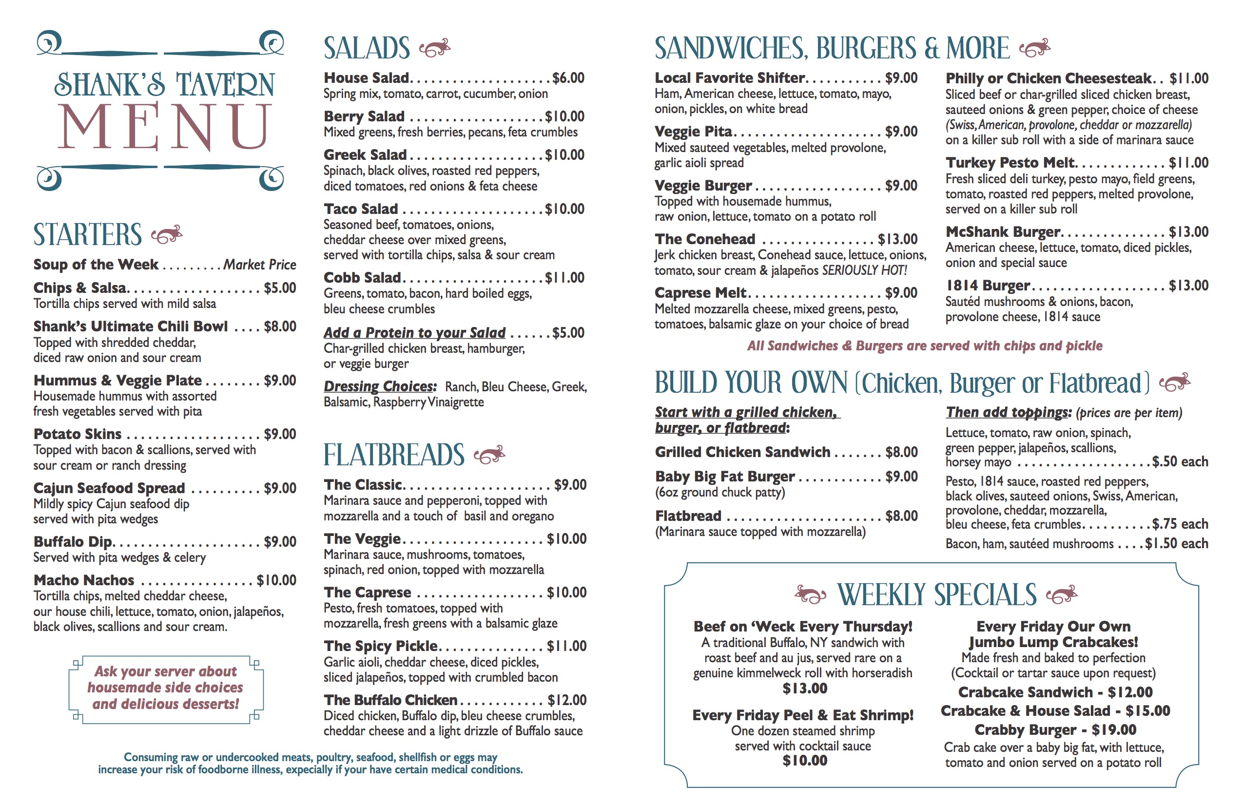 summer menu 2023